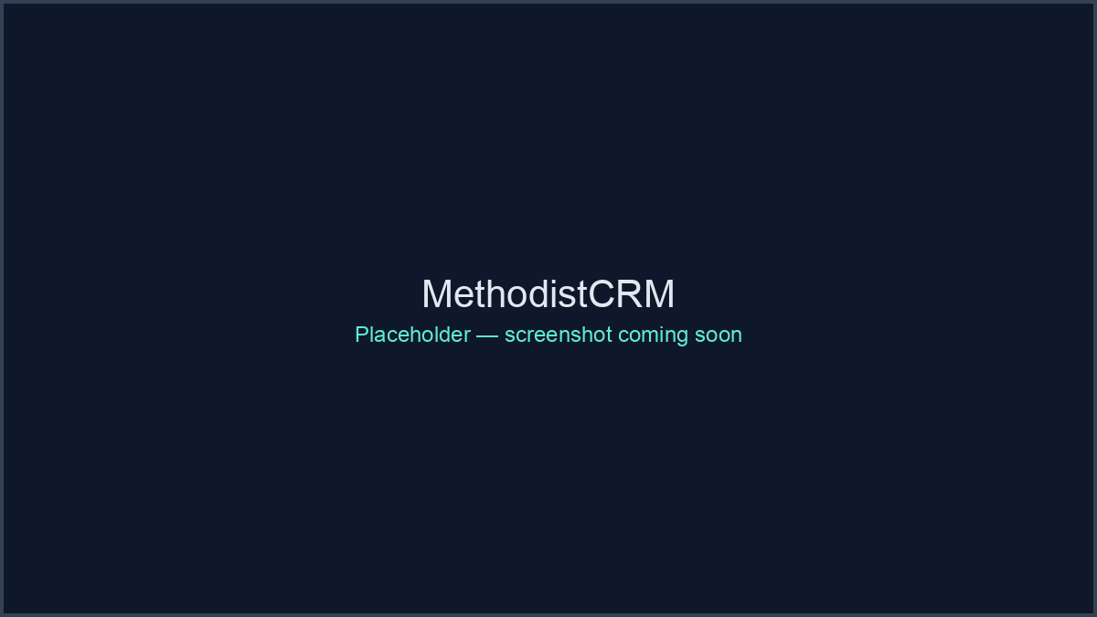 MethodistCRM screenshot